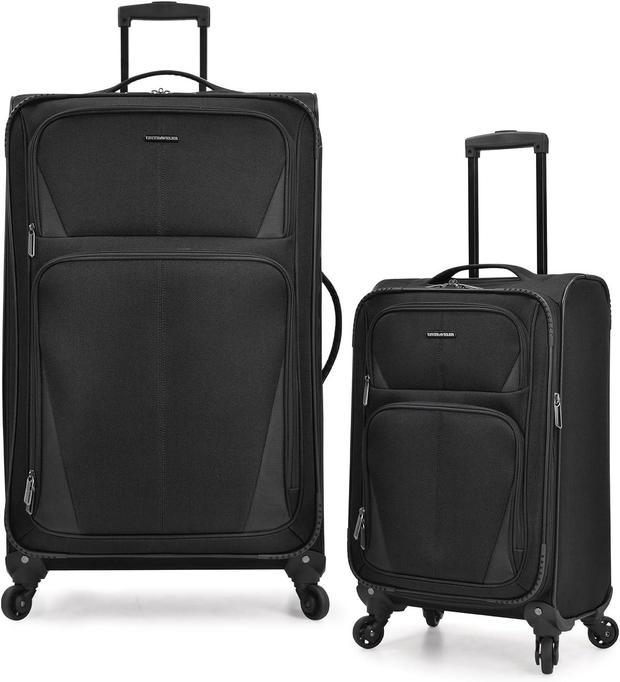 Expandable softside luggage from US Traveler Aviron Bay 