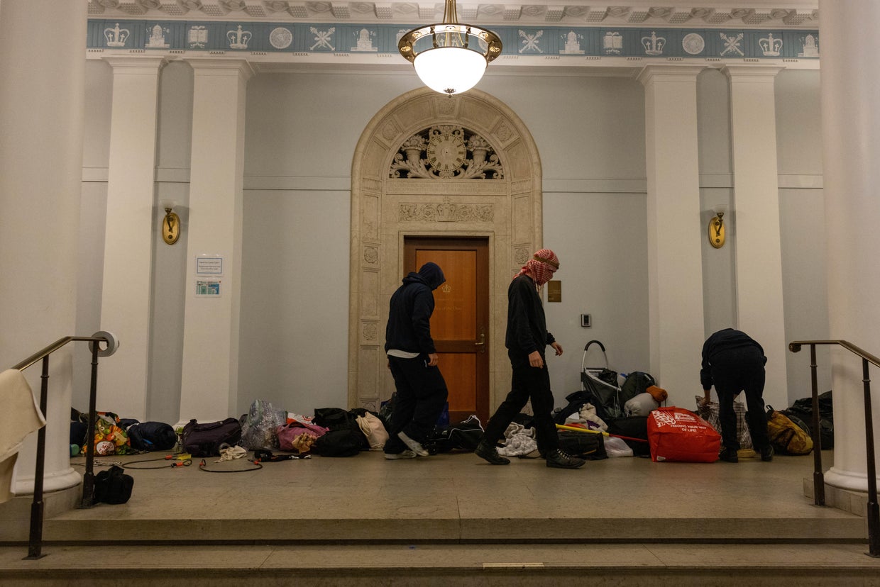 Columbia says protesters occupied Hamilton Hall overnight. See the ...