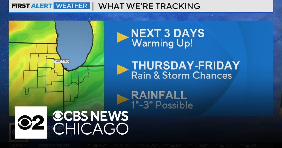 Warming up for next 3 days in Chicago - CBS Chicago