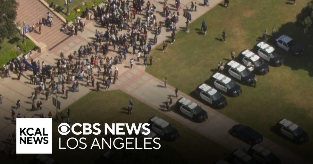 Law enforcement steps up presence at UCLA - CBS Los Angeles