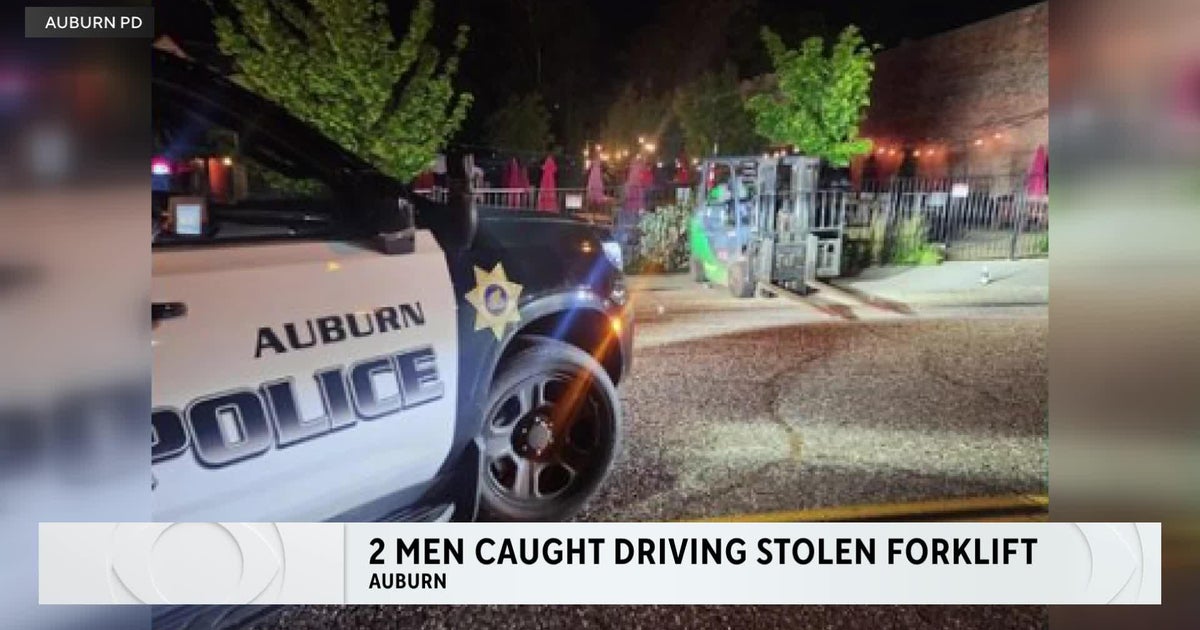 Suspects arrested after stealing forklift in Auburn