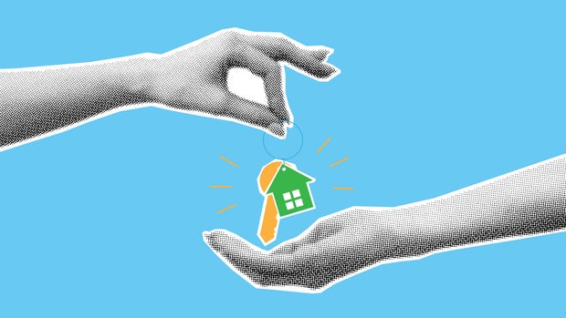 Real estate selling concept banner