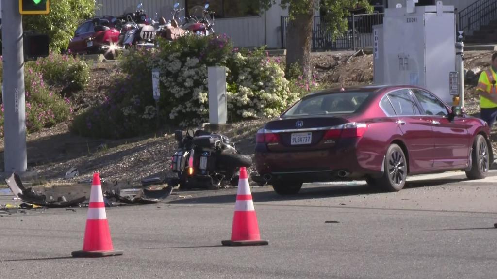 Highway reopens in Auburn after CHP motorcycle officer injured in
crash