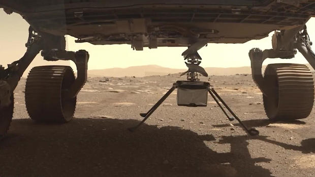 Ingenuity on Perseverance rover