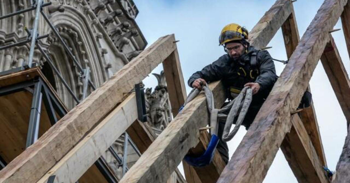 Meet the American craftsman helping rebuild France's Notre Dame cathedral