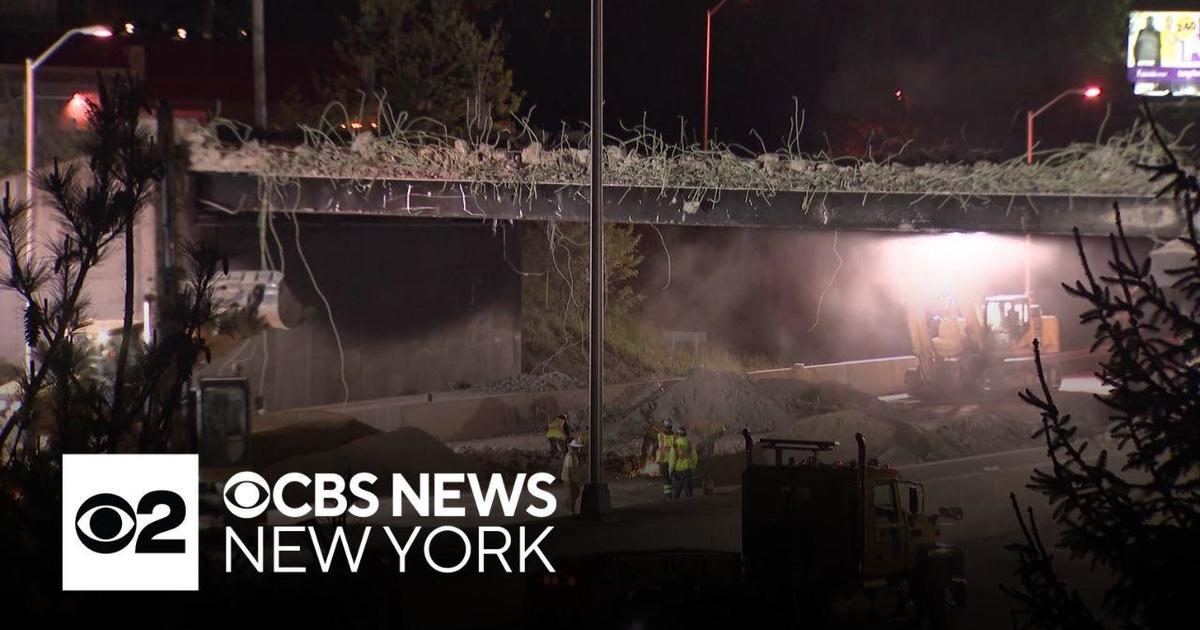 Here’s a look at the demolition underway on I-95 in Connecticut
