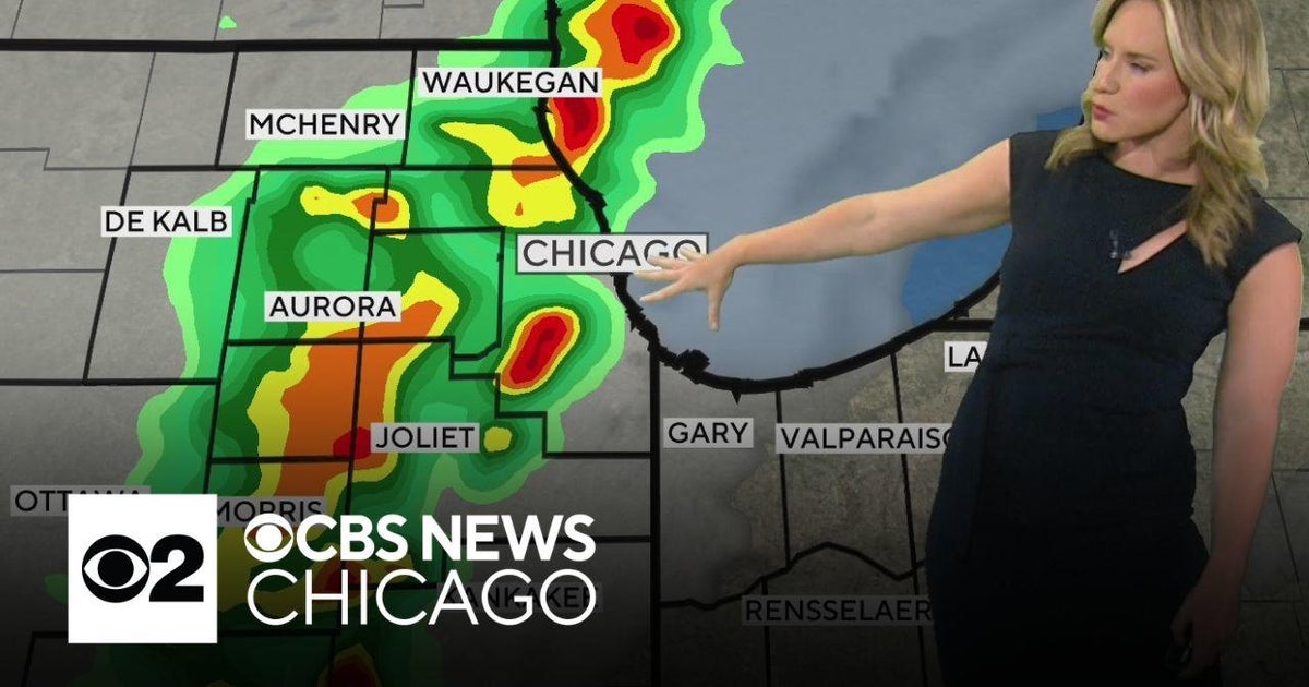 Possible severe storms moving into Chicago area - CBS Chicago
