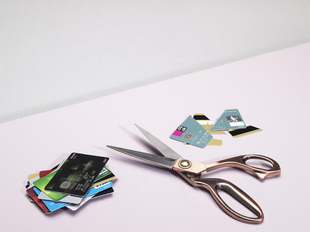 Cut up credit cards 