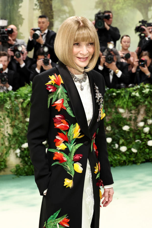 Anna Wintour at the 2024 Met Gala Celebrating 