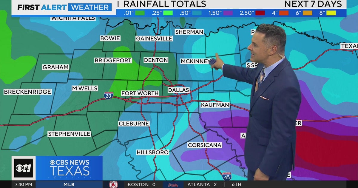 Front comes through North Texas Thursday - CBS Texas