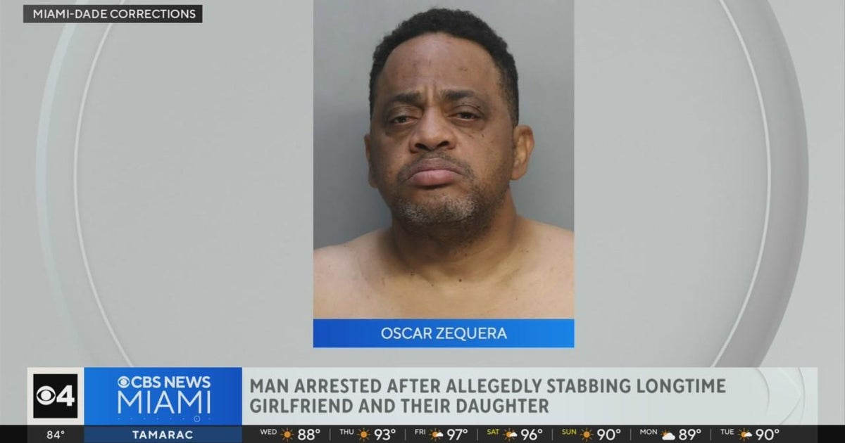 Man accused of stabbing girlfirned, daughter - CBS Miami