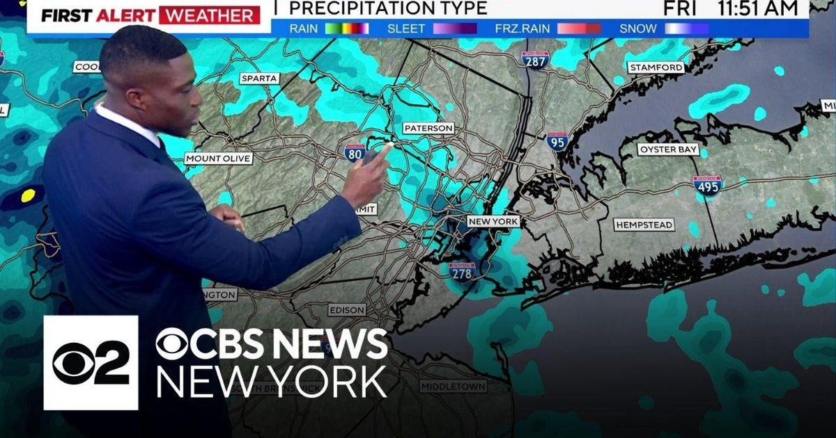 First Alert Weather: Cooler temps in NYC - 5/10/24 - CBS New York