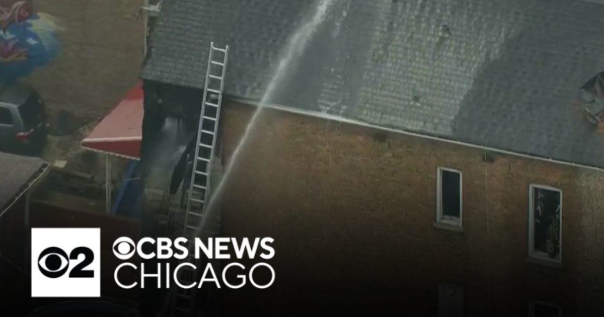 One person hospitalized following fire on Chicago's West Side - CBS Chicago