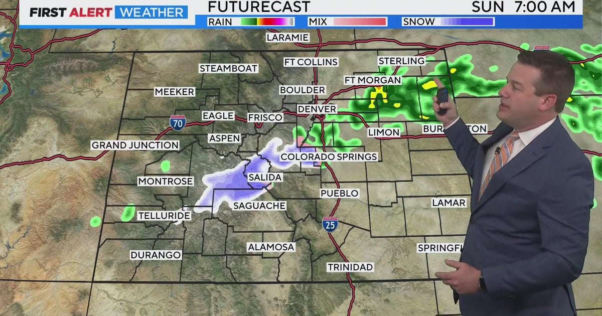 Rain in the forecast for Mother's Day weekend - CBS Colorado