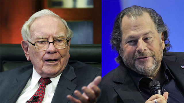 Warren Buffett, Marc Benioff 
