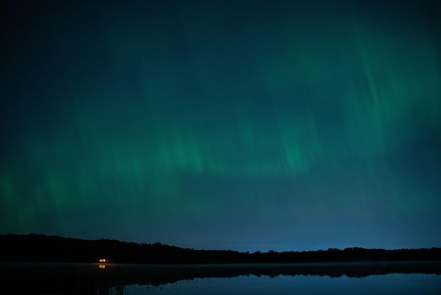 Northern Lights illuminate New York skies