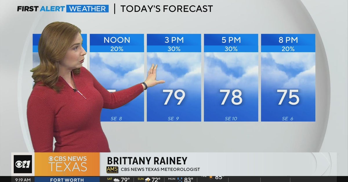 Rainy Mother's Day weekend in North Texas - CBS Texas