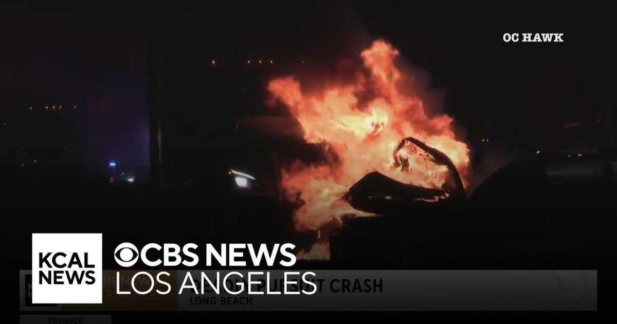 1 dead after fiery crash shuts down 710 Freeway - CBS Los Angeles
