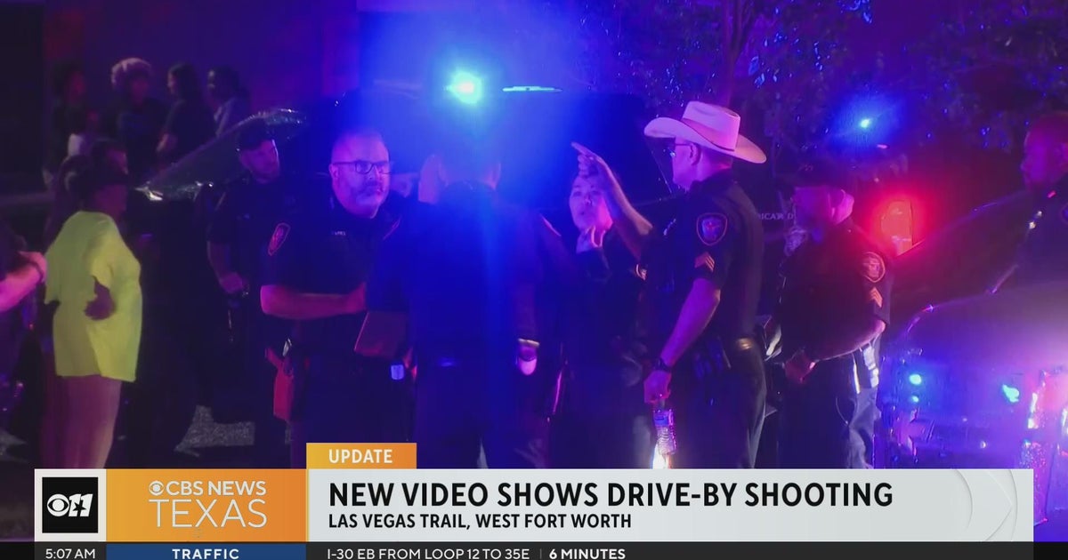 New video shows child dodging drive-by shooting in Fort Worth - CBS Texas