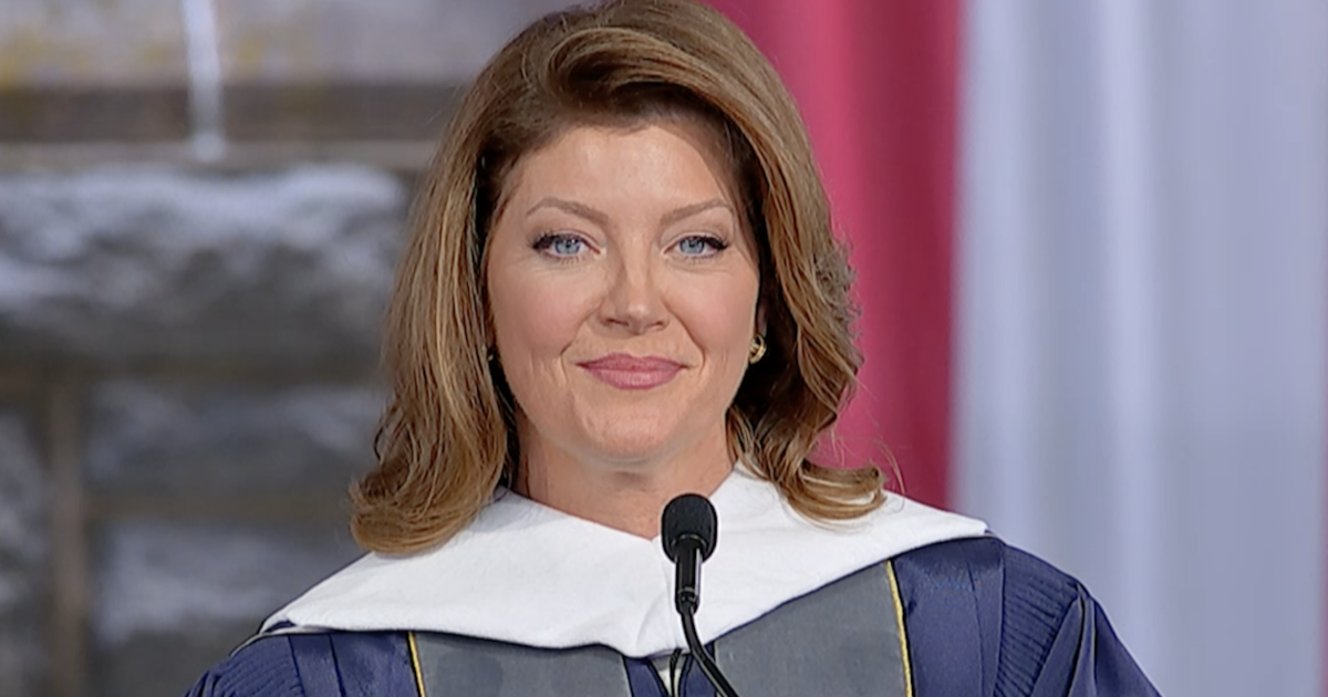 Norah O’Donnell gives Georgetown University students advice in commencement speech: “Listening is what we need more than ever”