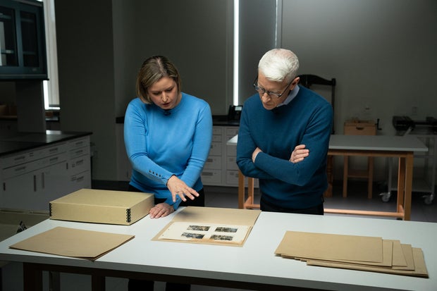 Rebecca Erbelding and Anderson Cooper