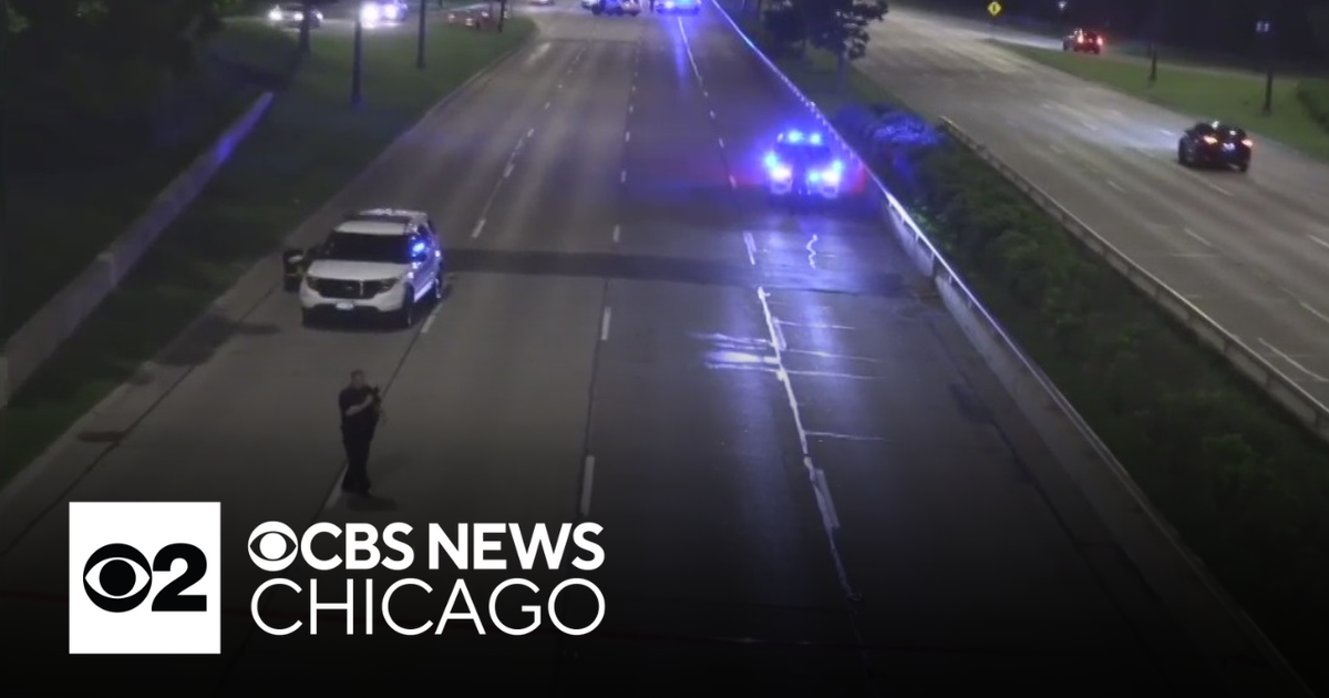 Man killed after being hit by car on DuSable Lake Shore Drive - CBS Chicago