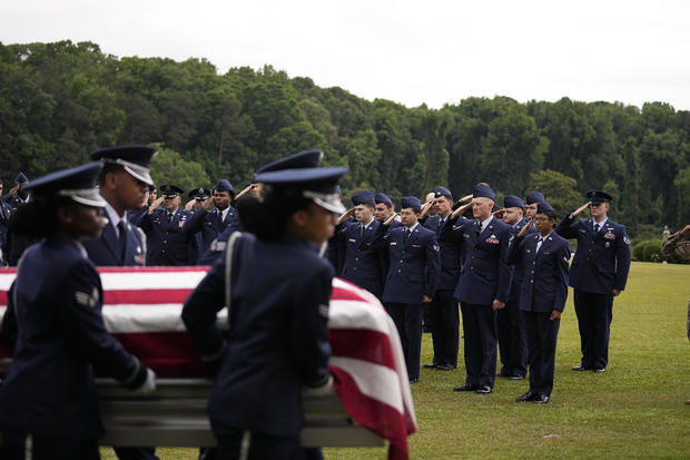 Police Shooting Airman Funeral 