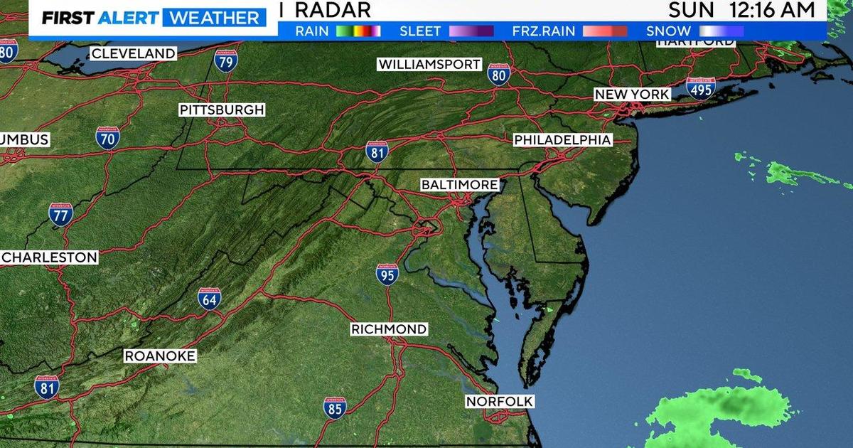 Maryland weather: Finally dry for Sunday