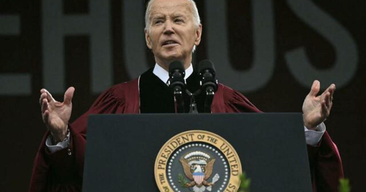 Biden calls for cease-fire in Morehouse commencement address