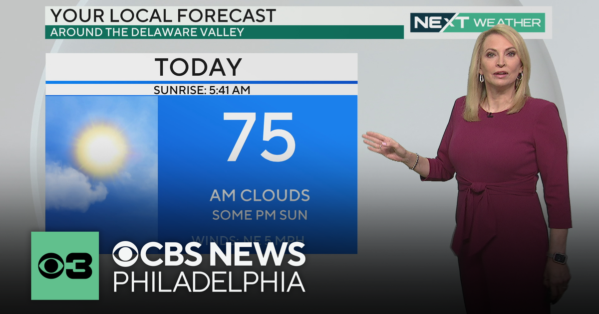 Mix of sun and clouds Sunday in Philadelphia, high temps back into the ...