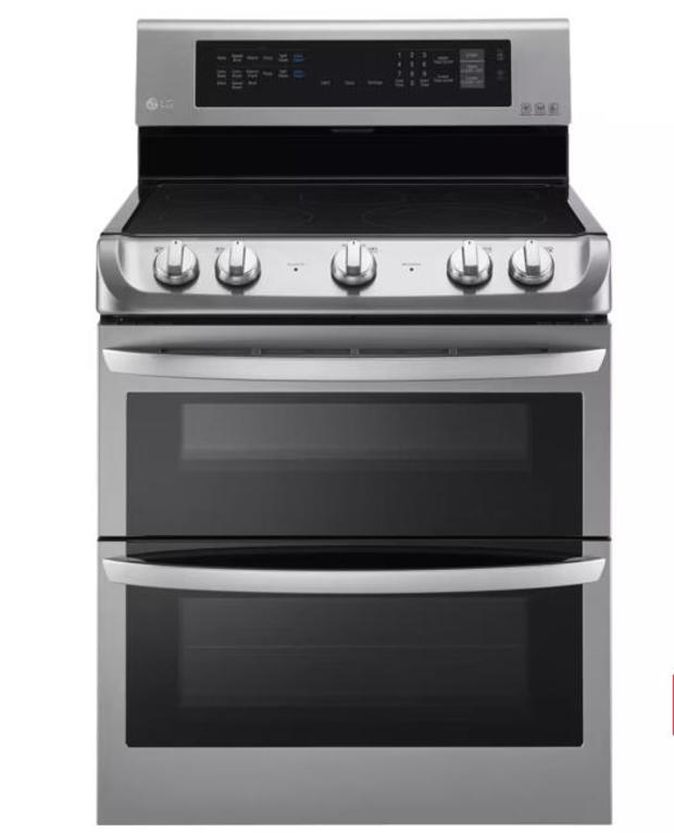 LG 7.3 cu. ft. Electric Double Oven Range with ProBake Convection and EasyClean 