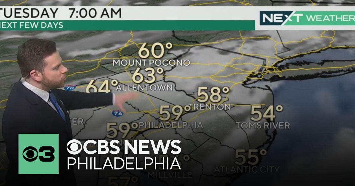 NEXT Weather: Patchy fog Tuesday morning - CBS Philadelphia