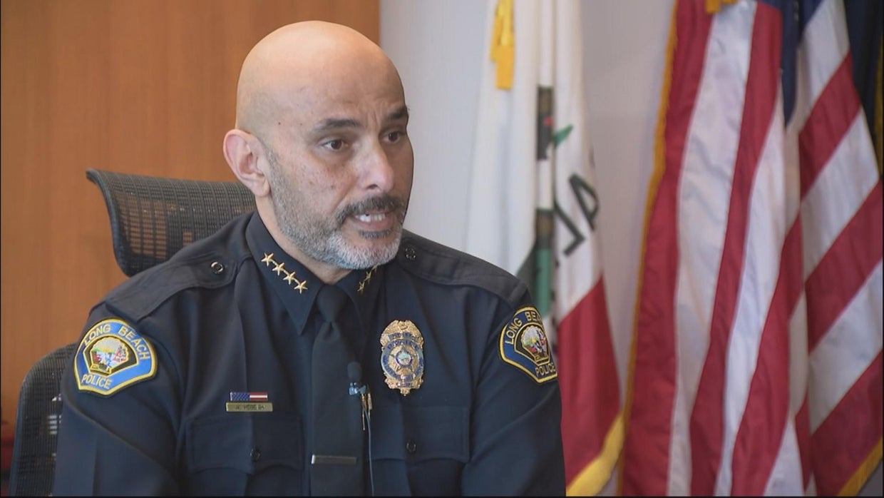 Long Beach Police Chief addresses city's rise in violent crime - CBS ...