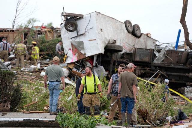 ornado-damaged property in Greenfield, Iowa 