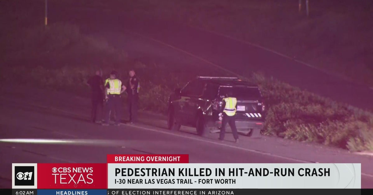 Pedestrian killed in overnight hit-and-run - CBS Texas