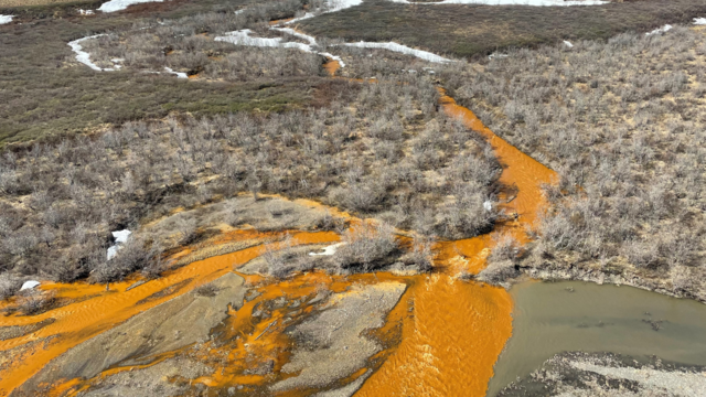 Why some of Alaska's rivers are turning orange - CBS News