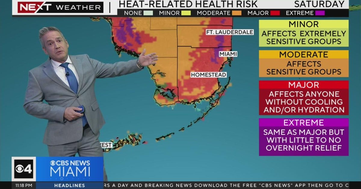 Miami weather for Tuesday 5/21/24 11PM - CBS Miami