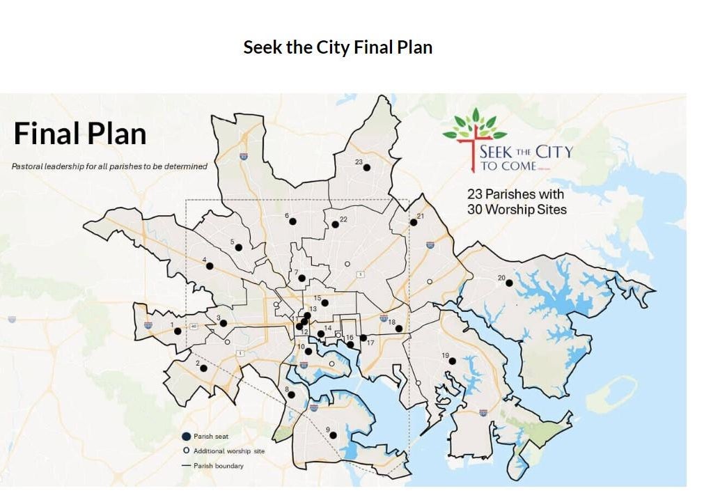 Archdiocese of Baltimore's final reorganization plan would shut down 30 ...