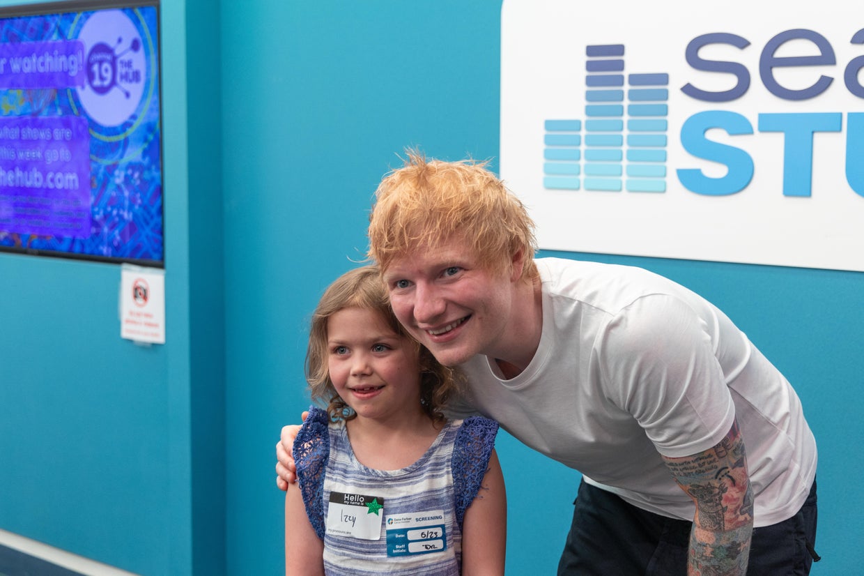 Ed Sheeran visits Boston Children's Hospital ahead of Boston Calling