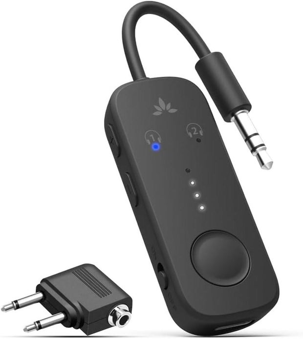 Most useful travel products on Amazon under $50 avantree-relay-premium-airplane-bluetooth-5-3-adapter.jpg