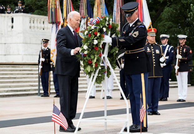 National Memorial Day Wreath-Laying and Observance Ceremony at Arlington National Cemetery, in Washington