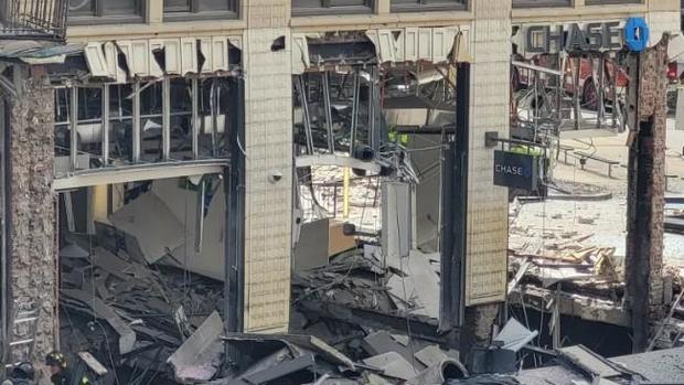 Photos show extensive damage caused by explosion in downtown Youngstown, Ohio 