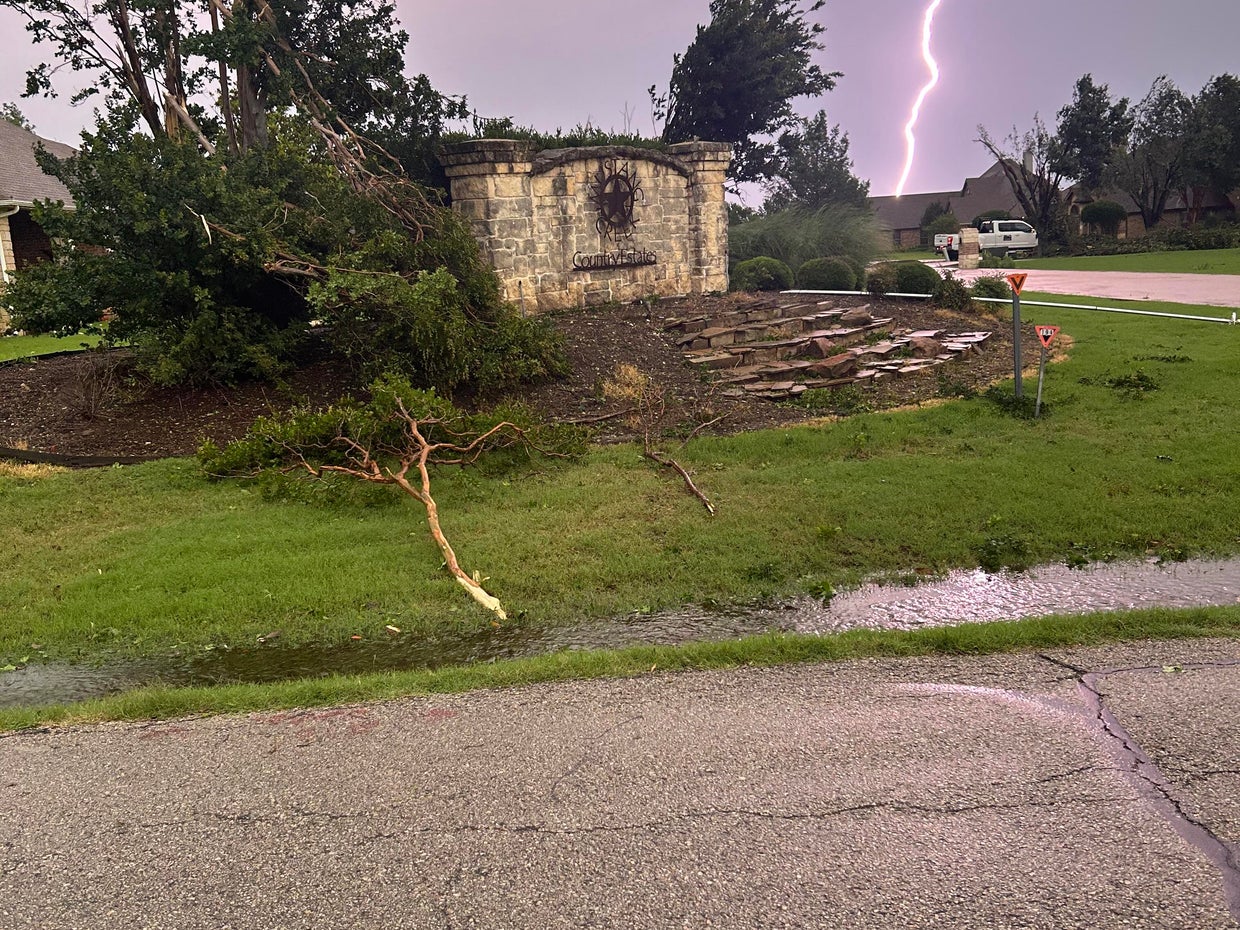 Spring storm damage across North Texas