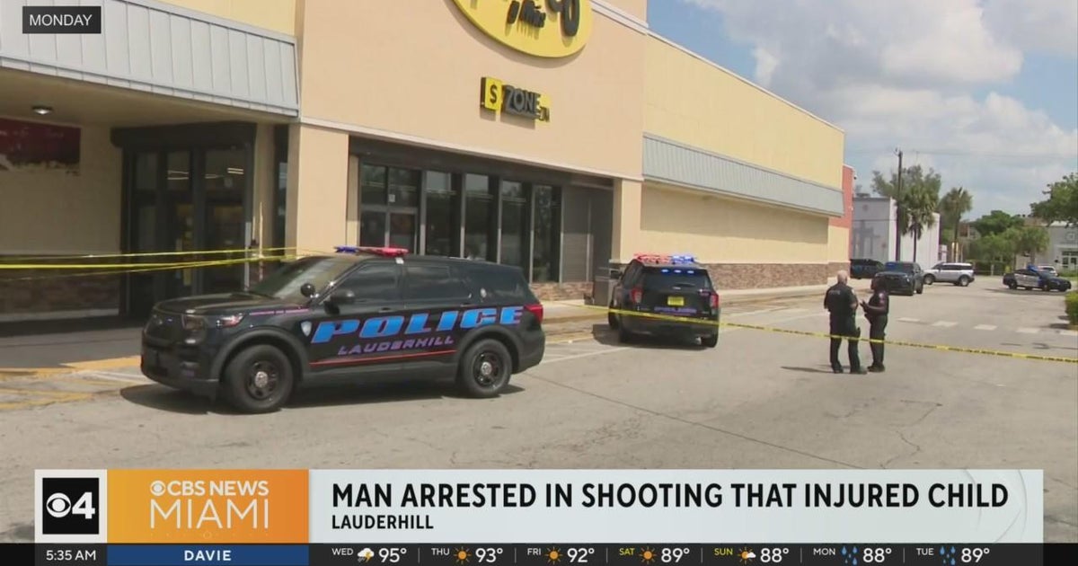 Man arrested in Lauderhill Mall shootout that injured child - CBS Miami