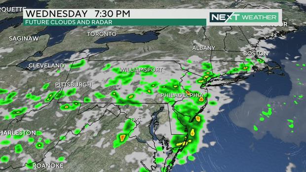 Radar for Wednesday night 