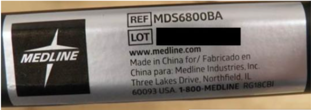 Medline label 