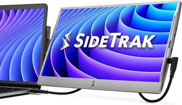 SideTrak Swivel 14" Patented Attachable Portable Monitor for Laptop 
