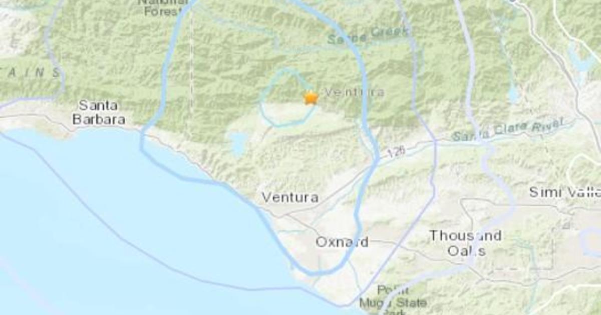 A 3.8 magnitude earthquake strikes the city of Ojai