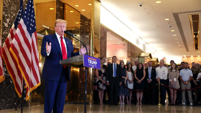 President Trump Holds A Press Conference At Trump Tower Day After Guilty Verdict 