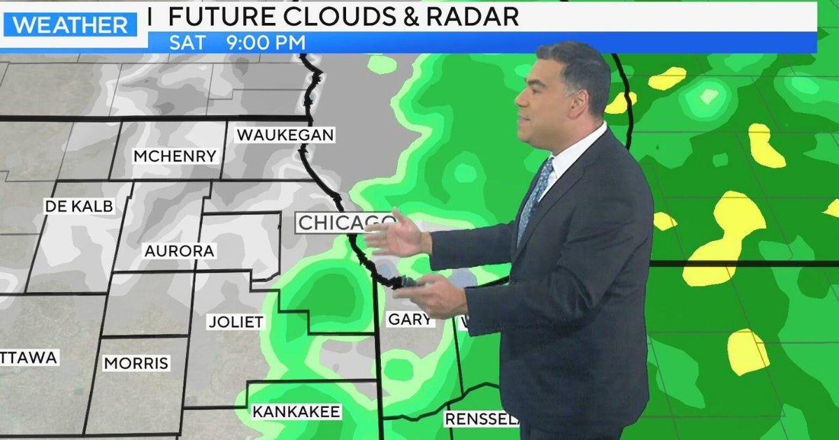 Have your umbrella handy on Saturday - CBS Chicago